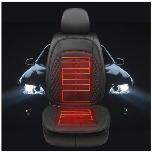 Beheizbare Sitzauflage, Intelligente Steuerung,Zigarettenanzünder Sitzheizung Auflage Auto Rutschfester Komfort Beheizbares Sitzkissen Geschenk,Meine Herren,2PCS