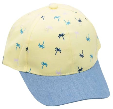 MIRALLES - Children's Cap Palm Trees Visor Girls, lemon tree, 56