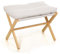 Fußhocker Gepolstert, Fußhocker Klappbar, Fusshocker, Sofa Hocker für Abnehmbar Gepolsterte, für Wohnzimmer oder Schlafzimmer