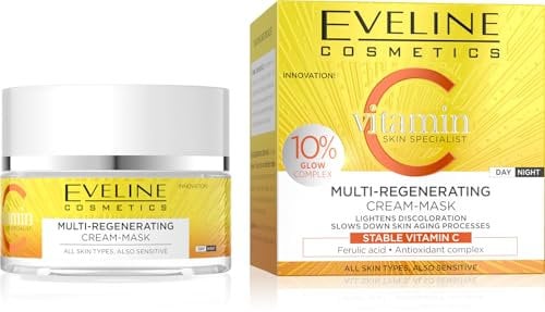 Eveline Cosmetics Vitamin C Multi Regenerierende Creme-Maske Tag/Nacht 50ml