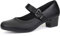 Ortho+rest Women Mary Janes Heels for Bunions Chunky Low Heels Court Shoes （3,Black