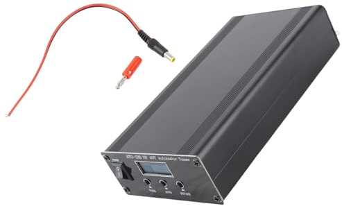 Automatic Antenna Tuner, High Performance Miniature Shortwave Tuner 1.8 50MHz 150W with Aluminum Alloy for Ham Radio Operators