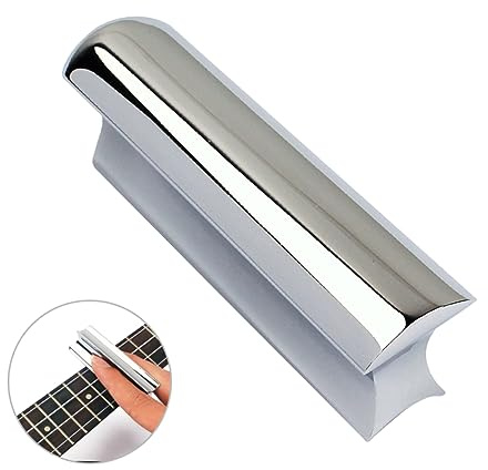 Warmhm Tonbalken Für Stahlgitarren Lap Steel Slide Aus Stahl Gitarren-tonbalken Hawaiian Slider Design Chromfarbe Saitenansatzhilfe