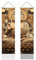 AHANDMAKER Packung Mit 2 Buddha Wandteppich Chinesisches Zen Meditationsdekor Vertikal Lang Ästhetischer Wandteppich Wandbehang Für Schlafzimmer Wohnzimmer 13 x 51 Zoll
