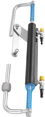 SICHENSH Hydraulisches Außenborder-Lenkset, 90 PS Hydraulische Lenkung, 200 bar Hydraulischer Bootslenkungssatz mit Steuerpumpe, Hydraulik-Lenksystem für Außenborder