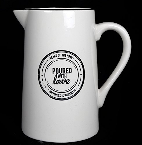 Heart Of The Home White Pouring Jug