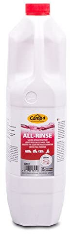 Camp4 All-Rinse Sanitärflüssigkeit Toilettenchemie, Chemietoiletten 2 Liter, Spülkasten für Wohnmobil und Wohnwagen