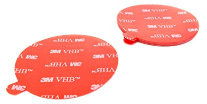 3M VHB 4905F Klebeband Klebepads Klebestreifen doppelseitig hochtransparent für hochenergetische Werkstoffe Durchmesser 60mm - 5 Stück