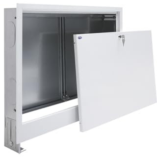 Verteilerschrank zur Selbstmontage Fußbodenheizung Verteilerkasten Unterputz 2-14 Schaltkreise Kreise (2)