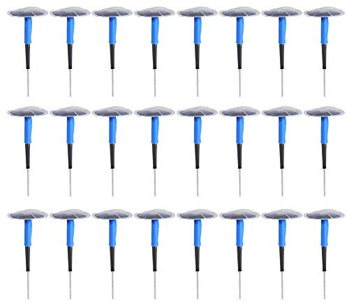 Reifenreparaturset, Reifen Plug Patch Gum Tyre Repair Set Reifen Flicken Kleber Reifenreparatur Pilz Pilzförmige Nadelstecker zur pilz Gummi Reparatur Reifen Reifenstopfen Patchgummi