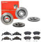 Brembo Bremsscheiben Coated + Beläge Vorne + Hinten für A4 A4 Avant Q5 FYB