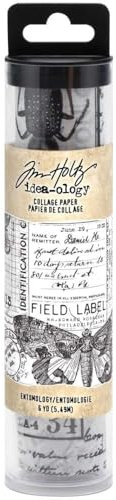 Tim Holtz Idea-Ology 94120 Collage Papier Entomologie