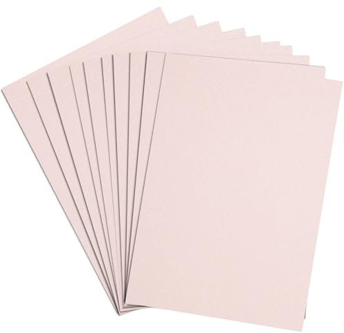 Springboard 10949 Lot de 10 feuilles cartonnées pailletées A4 Rose pâle