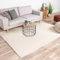 FRAAI | Home & Living Wollteppich - Feline Weiß - Wolle - Flachgewebe - Einfarbig - Modern, Skandinavisch - Wohnzimmer, Esszimmer, Schlafzimmer - Carpet