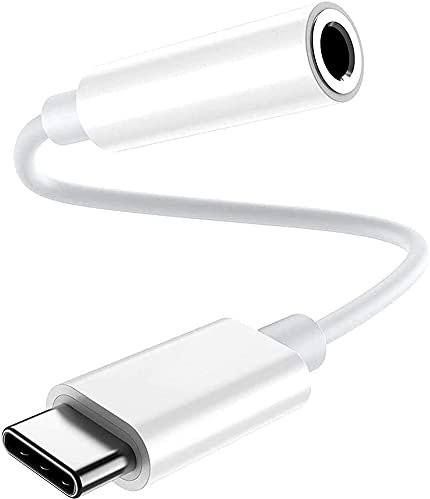 Adaptador USB C a Jack 3.5mm, USB Tipo C a Audio Auricular Mini Jack 3,5 mm, Cable Convertidor de USB Type C para Samsung, Huawei, Xiaomi, OnePlus, Otros Android, PC Y Mac