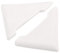X AUTOHAUX 2pcs PVC Universal Car Door Corner Edge Guard Bumper Protector White