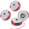 MAOZHOU Strimmer Spool Line,4 PCS Φ1.5mm 11m FLY021 513937190 Standard Double Autofeed Nylon Spools,Strimmer Wire Compatible with Flymo Contour XT/500E/500 XT/Multi Trim/Power Trim/Mini Trim