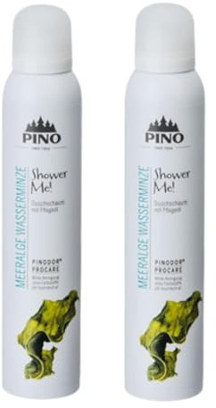 Pino Shower Me Duschschaum Meeralge Wasserminze 2 x 200 ml