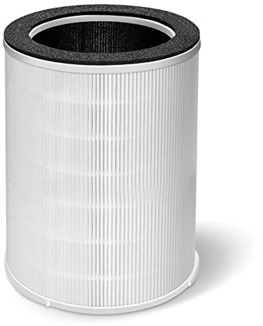 Letsport Air Purifier Replacement Filter, Fits Kokofit KJ510B Air Purifier, 3-in-1 Pre-Filter, H13 True HEPA Filter, Particle and Activated Carbon, White