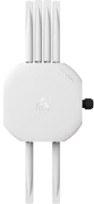 BROWAN WiFi 6 Mesh Router AX6600 Tri-Band MU-MIMO 8 transmisiones espaciales Antenas desmontables 2.5 Gigabit Quad Core CPU WPA 3 Hop Distancia 1000 pies Cobertura 300 Dispositivos IP68 Impermeable