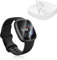4 Stück Schutzfolie Kompatibel mit Fitbit Versa 4 / Fitbit Versa 3 / Fitbit Sense 2 / Fitbit Sense,Anti-Kratzen Blasenfrei Wasserdicht TPU Folie,Soft HD Klar Displayschutzfolie