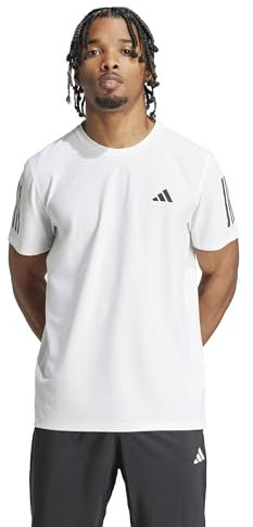 adidas Men's Own The Run Tee, White, M