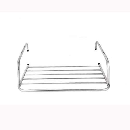 Tendedero De Balcón O Terraza, Compacto Y Fácil De Guardar Tendedero Universal Extensible para Interior Y Exterior Secadora De Ropa Colgante, para Habitación, Terraza, Balcon ( Size : 60*38*18cm )