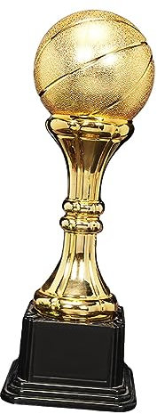 rockible PP Basketball Winner Award Trophées Coupe Couleur Or Léger Polyvalent Exécution Exquise Prix Gagnants pour Les Compétitions pour Enfants, 29 cm
