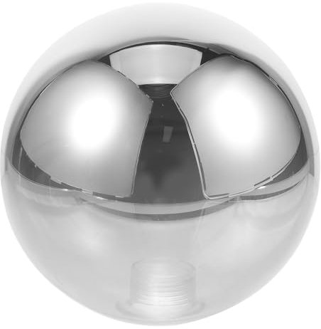 Veemoon G9 Glass Lamp Shade, 120mm Threaded Dome Lampshade Covers for Pendant Lighting, Chandeliers, Wall Sconce