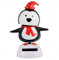 Recitem Wackelfigur Solar Weihnachtsfigur Elch,Solarbetriebener Schwingender Weihnachtsmann, Tanzende Figur Spielzeug für Zuhause Büro Dekoration 1 Stück (Pinguin)