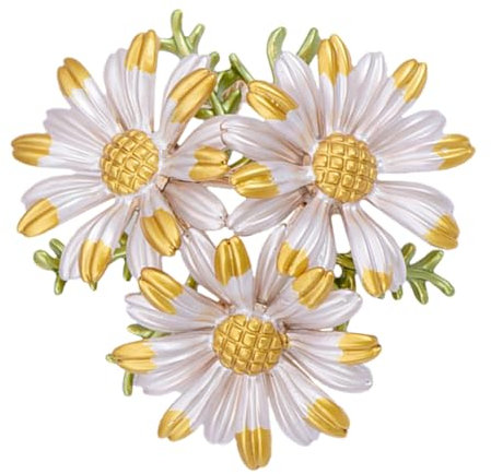 Gadpiparty Petite Broche Marguerite Broche En Émail Marguerite Broche Marguerite Broches Mignonnes Bijoux Pour Femmes Épinglette Marguerite Broches Pour Femmes Épingle À Fleur De Mode Broche