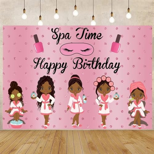 Alles Gute zum Geburtstag Lady Frauen Spa Mottoparty Hintergrund Fotografie Rosa Thema Parfüm Foto Hintergrund Foto Requisiten s Tisch Banner Dekor