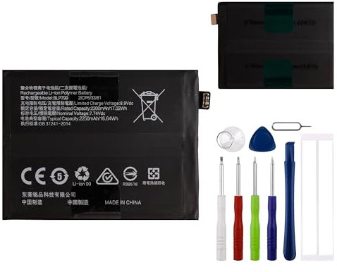 E-yiiviil Batteria di ricambio BLP799 compatibile con Realme 7 Pro con strumenti