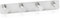 RICOO Appendiabiti da Parete MH025S-4 in Acciaio Inox, Attaccapanni da Muro Design Moderno con 4 Ganci per Ingresso, Cucina, Bagno, Montaggio Facile, Argento