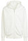 adidas All SZN - Felpa da uomo in pile con cappuccio e zip intera, Bianco sporco, XS