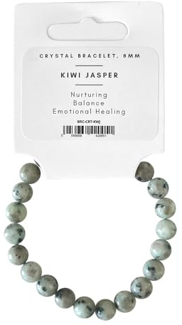 VIE Kristall-Armband, Kiwi-Jaspis, Einheitsgröße