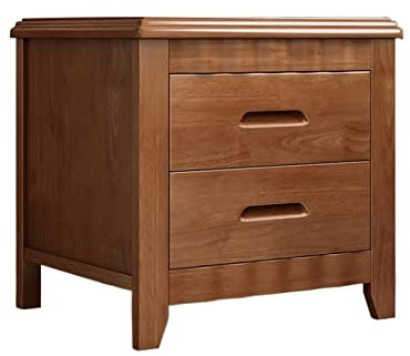 Table de Chevet Table de Chevet en Bois Table de Chevet Simple Armoire d'appoint Petite Armoire Petite Table de Chevet de Rangement Simple Table de Chevet (Couleur: Noyer) (Noyer)