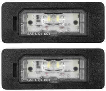 QQBIKP [Replacement] Kennzeichenleuchte 6326-7193-293 63267193293 for BMW E30 E82 E88 E90-E93 M3 M5 X1 X5 X6 E21 E36 E46 E60 (Color:2PCS)