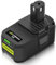 Catastro RB18L50 Akku Ersatz für Ryobi Akku 18V 5.5Ah für Ryobi P108 P107 P122 P104 P105 P102 P103 RB18L40 RB18L25 Lithium Ionen Akkus mit Batteriestandsanzeige