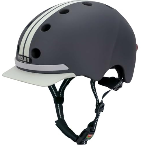 Melon Fahrradhelm E-Series für Damen & Herren | sicherer Cityhelm mit Beleuchtung | Front- und Rücklicht, Magnetverschluss, individuell anpassbar