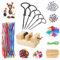 327Pcs Kastanienbohrer Set mit Kastanienhalter, Handbohrer Basteln Kastanienbohrer Kinder, Herbst Kastanienmännchen DIY Set, 1,5-5 mm Bohrer Kastanien mit DIY Bastel Zubehör