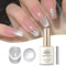BORN PRETTY Magnetic Gel Nail Polish 15ml Platinum Silver Color Glitter Iridescent Gel Polish Soak Off U V Polish with Magnetic Stick for Nail Salon