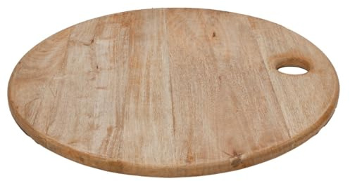 Antikas - Holzbrett Schneidbrett, Pizzabrett | Holz, Braun | H 2,5 x B 50,0 cm