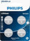 Philips Pile bouton au lithium CR2450 4 pièces