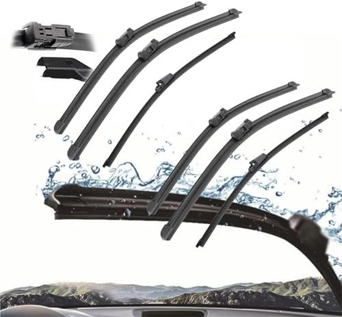 BEFZIMYL 3 Piezas para Seat para Ibiza Coupe 6J 2013-2017 24 + 16 + 13 Escobillas Limpiaparabrisas Delanteras Y Traseras Accesorio Cortador De Parabrisas