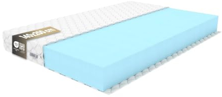 REM-Sen Matratze 140x200cm Höhe 10 cm Härtegrad 4 (H4) aus elastischem Polyurethanschaum mit Komfortschaum und Dreilagige Membranhülle, Matratze für Kinder, Erwachsene Öko-Tex Zertifiziert