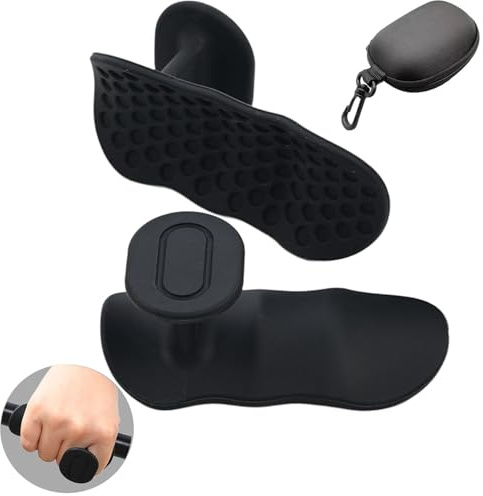 lifeicomall Gym Hand Griffe für Männer und Frauen, Anti-Rutsch-Silikon-Gym Griffe Pads für Palm Schutz, Gym Gewichtheben Griffe für Training und Übung, Workout Gym Handschuhe für Hantel (1Paar)