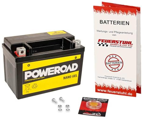 Batterie für Honda FMX 650, 2005-2007 (RD12) wartungsfrei, einbaufertig (inkl. 7,50€ Pfand) Gel