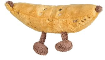 Sterntaler Spielzeug Banane - Stoffspielzeug für Baby und Kinder aus kuscheligem Flausch - Spielzeug gefüllt mit Polyesterwatte - treuer Begleiter zum Entdecken, Kuscheln & Spielen, mattgelb