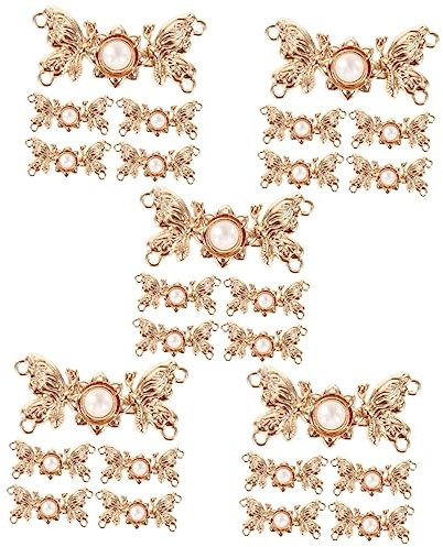 HOMSFOU 5 Sätze Metallschnalle Knoten Pullover Klein Zum Nähen Dekoration Riegel Schal Stricken Gelb Rund Und Dekorativ Ausgefallene Knöpfe Für Kleidung Damen 5 Stück * 5